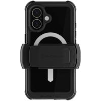 Ghostek Nautical Waterproof MagSafe Case + Belt Swivel Holster Apple iPhone 16 Black - thumbnail