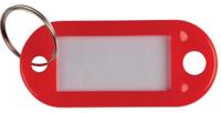 Q-CONNECT sleutelhanger, pak van 10 stuks, rood - thumbnail