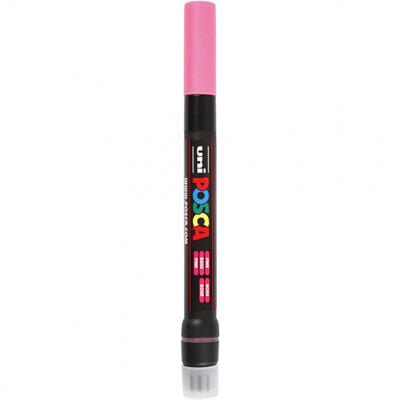 Paintmarker uni posca pcf350 brush 1-10mm roze Paintmarker uni posca pcf350 brush 1-10mm roze