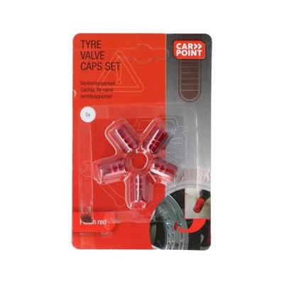 Carpoint ventieldopjes Zuiger 13,9 mm staal rood 5 stuks Carpoint ventieldopjes Zuiger 13,9 mm staal rood 5 stuks