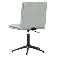 Eetkamerstoelen 2 st fluweel lichtgrijs - thumbnail