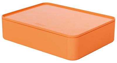 HAN HA-1110-81 Smart-organiser Allison Box Met Binnenschaal En Deksel Abrikoo Oranje, Stapelbaar HAN HA-1110-81 Smart-organiser Allison Box Met Binnenschaal En Deksel Abrikoo Oranje, Stapelbaar