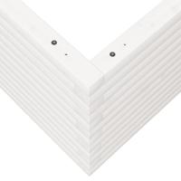 VidaXL Plantenbak 60x60x45,5 cm massief grenenhout wit - thumbnail
