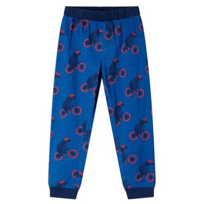 VidaXL Kinderpyjama met lange mouwen 140 petroleumkleurig