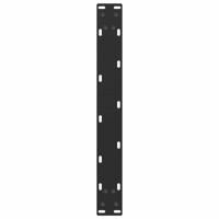 Bartafelpoten 2 st U-vormig 50x(90-91) cm staal zwart - thumbnail