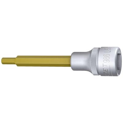 HAZET Dopsleutelbit 986L-5 · 1/2 inch (12,5 mm) vierkant hol · Binnen-zeskant-profiel · SW 5 mm HAZET Dopsleutelbit 986L-5 · 1/2 inch (12,5 mm) vierkant hol · Binnen-zeskant-profiel · SW 5 mm