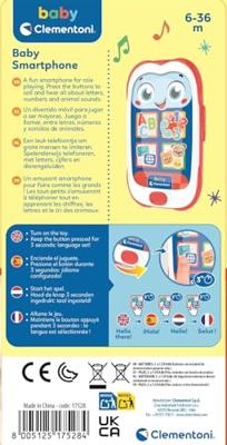 Clementoni baby sprekende en muzikale smartphone