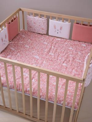 Stootrad bed/box IN HET BOS oudroze