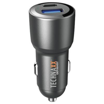 Technaxx TX-306 Technaxx Dual AUTO-oplader 60 W TX-306 Stroombelasting (max.): 3 A 12/24 V