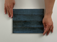 Kalon Blue wandtegel 5x25 glans - thumbnail