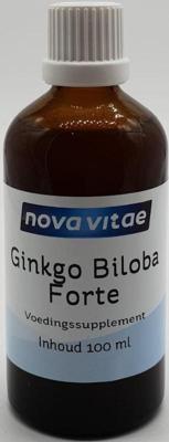 Nova Vitae Ginkgo biloba forte (tempelboom) kruidentinctuur 100 Milliliter