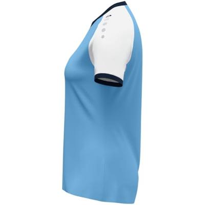 JAKO 4270D Shirt Dynamic Km Dames - Hemelsblauw/Wit/Marine - XL (46/48)