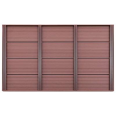 Vloerelement voor solardouche 101x63x5,5 cm HKC bruin