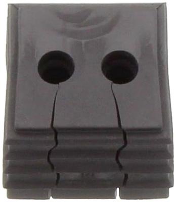 CONTA-CLIP KDS-DE 2X4-5 BK Afdichtingselement Thermoplastisch elastomeer Zwart 10 stuk(s)