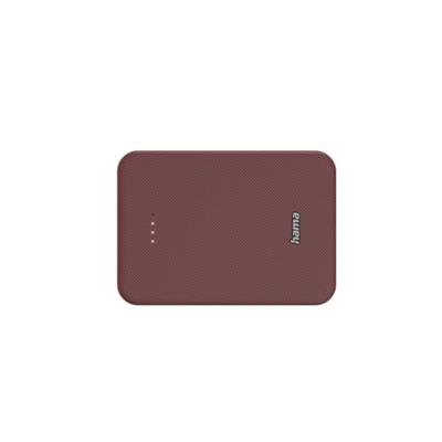 Hama Colour 10 Power Pack 10000 mAh 2 Outputs:USB-C USB-A Powerbank Rood - thumbnail
