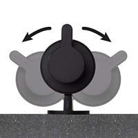 Tiger Tune Zeepdispenser - 180ml - wandmodel - zelfklevend - geborsteld messing/zwart 1326035646 - thumbnail