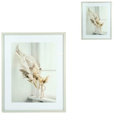 Fotolijst met passe partout grijs 30 x 40 cm | 6 stuks