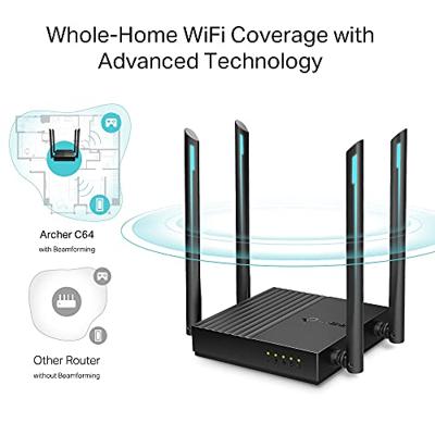 TP-LINK ARCHER C64 dual-band wifi-router, zwart - thumbnail
