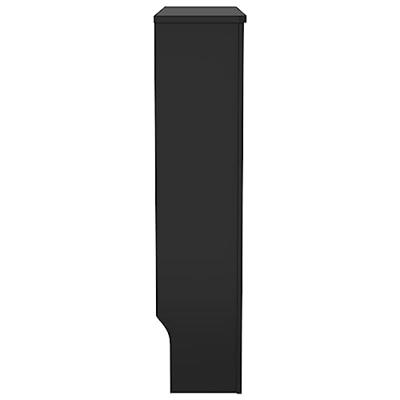 Radiatorombouw 78 cm MDF zwart
