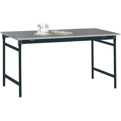 Manuflex BB3034.7016 Bijzettafel basis stationair met staalbeslag schijf in antraciet RAL 7016, bxdxh: 1250 x 600 x 780 mm Antraciet Manuflex BB3034.7016 Bijzettafel basis stationair met staalbeslag schijf in antraciet RAL 7016, bxdxh: 1250 x 600 x 780 mm Antraciet