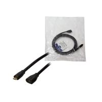 LogiLink CU0123 USB-kabel USB 2.0 USB-micro-B stekker, USB-micro-B bus 2.00 m Zwart - thumbnail
