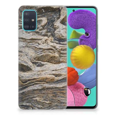 Samsung Galaxy A51 | TPU | Siliconen hoesje | Steen Samsung Galaxy A51 | TPU | Siliconen hoesje | Steen