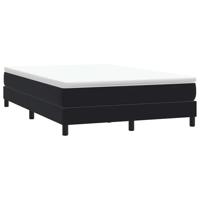 Boxspring zonder matras fluweel zwart 160x210 cm - thumbnail