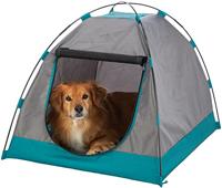 TRIXIE TENT VOOR HONDEN DONKERGRIJS / PETROL 80X65X63 CM - thumbnail