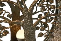 Bureaulamp Home ESPRIT Gouden Metaal 50 W 220 V 40 x 13 x 49 cm - thumbnail