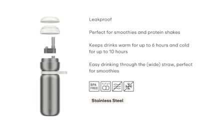 Mepal Thermosfles twist - moss green - 600ml