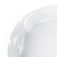 Alessi Barket Schaal wit RVS 18 cm - thumbnail