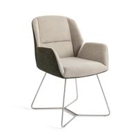 Jesper Home Eetkamerstoel 'Myoko' Beehive Steel, kleur Popeye - thumbnail