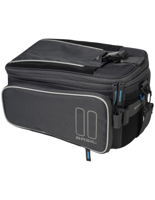 Basil sport design trunkbag - grijze fietsbagagedragertas, 7-15l, waterafstotend, voor reguliere fiets en e-bike - thumbnail