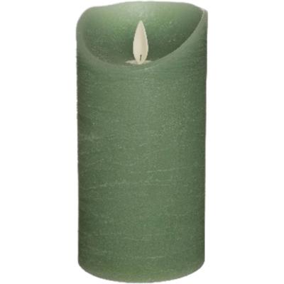 LED Kaars Wax Jade Groen 15cm