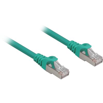 Sharkoon patchkabel sftp, rj-45 met cat.6a (groen, 0,5 meter, halogeenvrij)