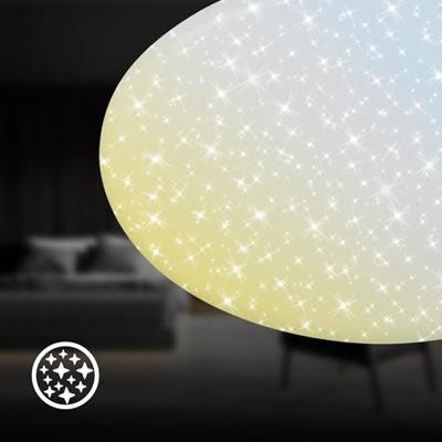 Briloner LED-plafondlamp met sterreneffect (56 cm diameter) Briloner LED-plafondlamp met sterreneffect (56 cm diameter)