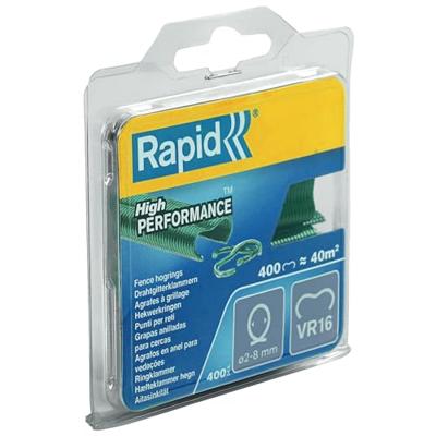 Hekwerkringen Groen Gecoat VR16 in Blister 400st, 2-8mm