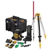DeWALT DCE080D1GS-SET Roterende laser BT 18V XR + statief DE0736 + meetlat DE0737 - thumbnail