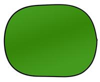 BRESSER BR-3 Inklapbare Achtergrond 180x240cm 2-zijdig grijs/groen - thumbnail