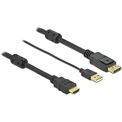 Delock 85964 HDMI naar DisplayPort kabel 4K 30 Hz 2 m