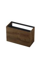 INK - Onderkast 2 Laden Push To Bestaande Uit: - 1000x450x650 Mm - Chocolate Fineer - thumbnail