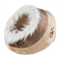 TRIXIE KATTENMAND IGLO MINOU BEIGE / BRUIN 41X30X50 CM - thumbnail