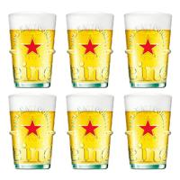 Heineken - Bierglas "Silver" 500ml - 6 stuks - thumbnail