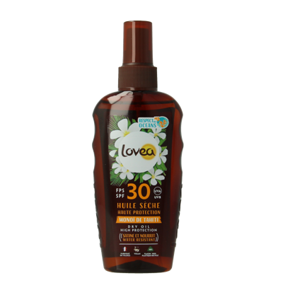 Lovea Dry oil high protect tahiti monoi SPF30 150 Milliliter Lovea Dry oil high protect tahiti monoi SPF30 150 Milliliter
