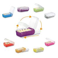 HAN CROCO 998-613 Kaartenbak Oranje, Doorschijnend Aantal kaarten (max.): 500 kaarten DIN A8 liggend Incl. 100 gelinieerd - thumbnail