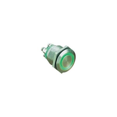 Bulgin MPI002/TERM/RD MPI002/TERM/RD Vandalismebestendige druktoets 24 V/DC 0.05 A 1x uit/(aan) Moment Rood (Ø x l) 22 mm x 31 mm IP66 1 stuk(s)