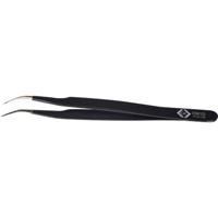 C.K T2361D Pincet ESD 7a SA-ESD Spits, gebogen, fijn 120 mm - thumbnail