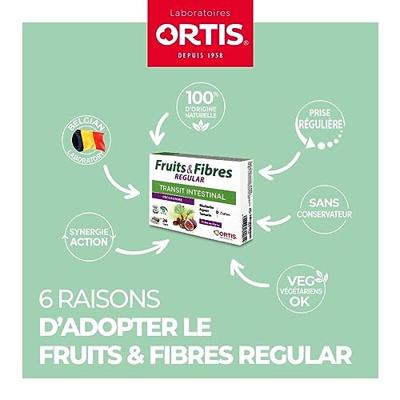 Ortis Vruchten & Vezels Regular Blokjes 24