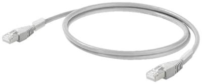 Weidmüller 2661950040 RJ45 Netwerkkabel, patchkabel CAT 6A S/FTP 0.40 m Grijs 1 stuk(s)