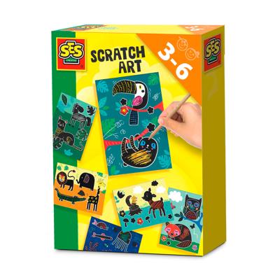 SES scratch art dieren SES scratch art dieren